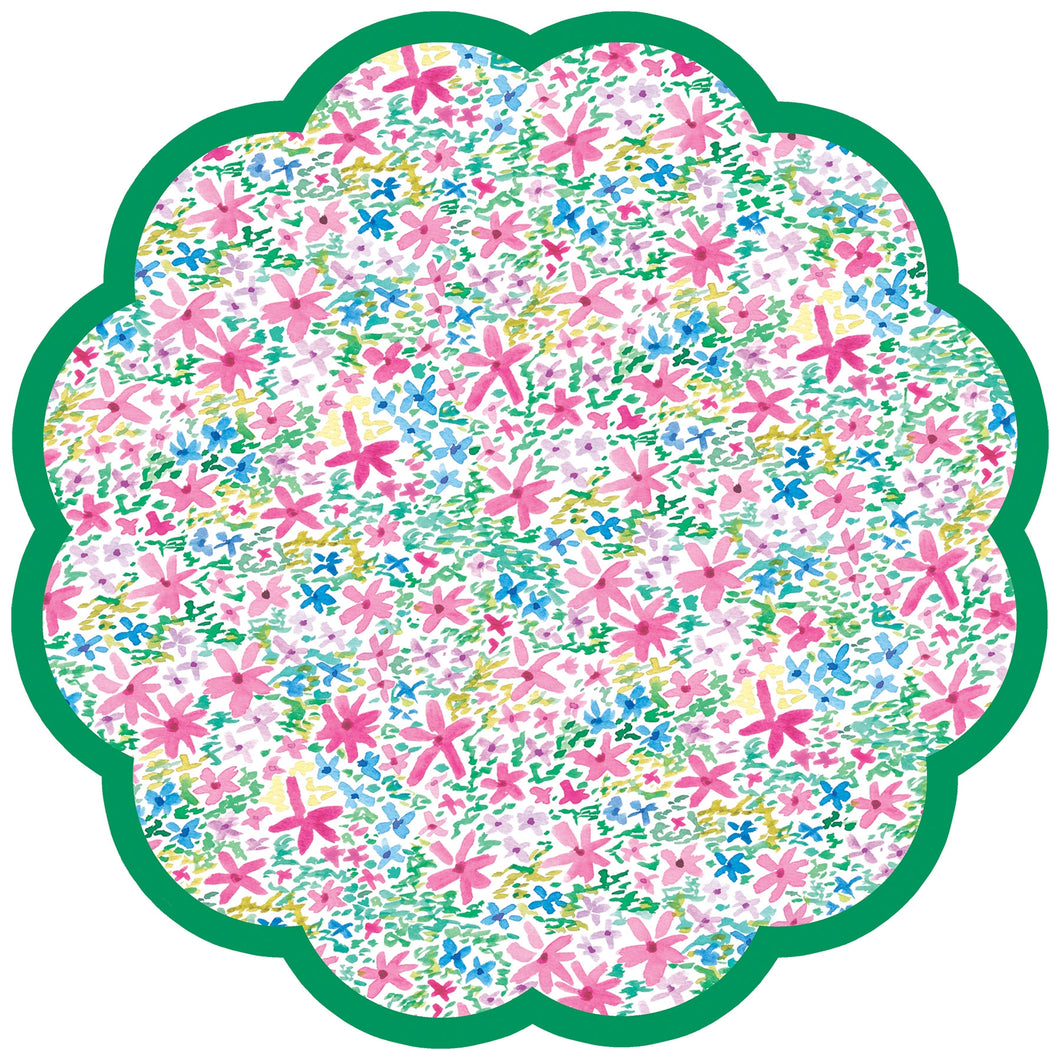 Lucy Grymes Flower Power Paper Placemat Pad - 24 Sheets