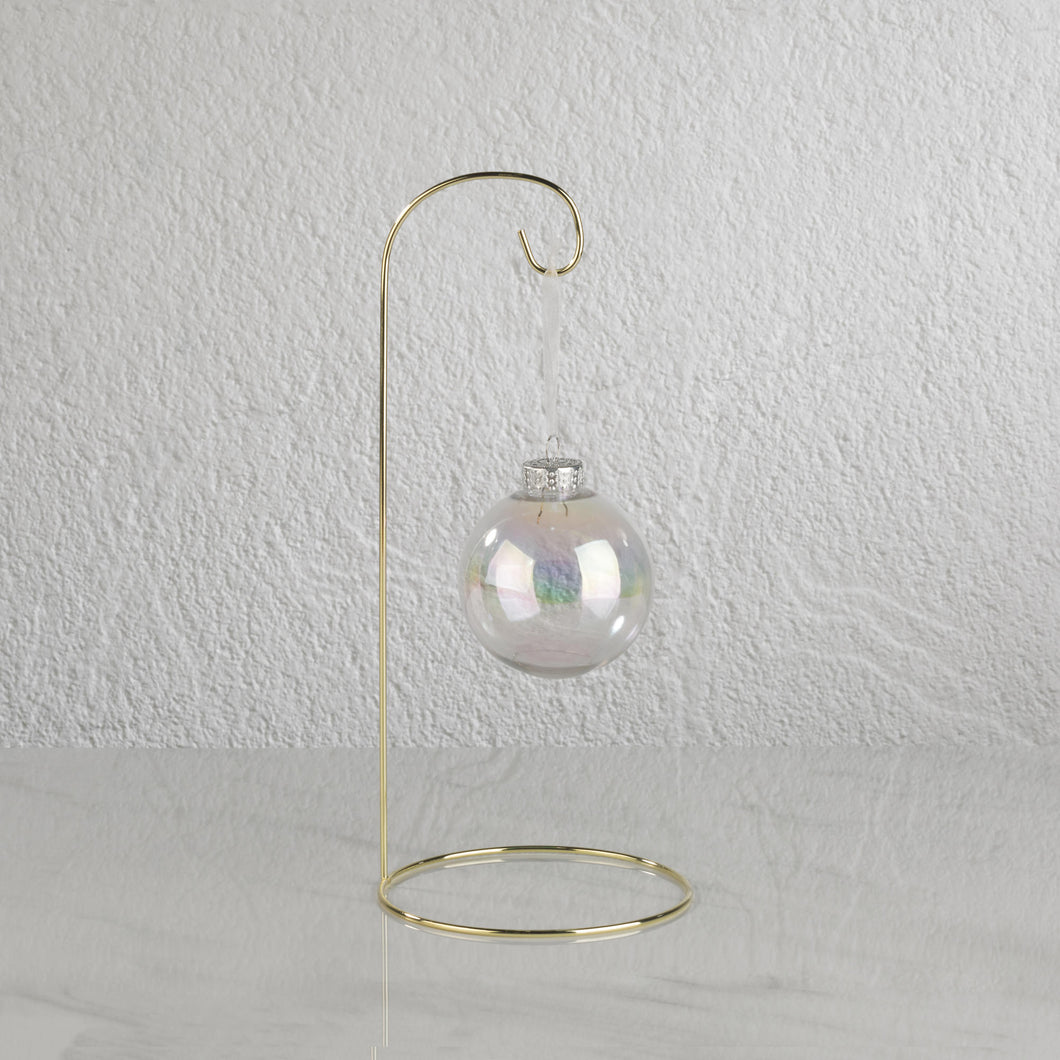 Gold Wire Ornament Stand - 10.5