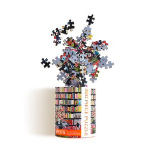 Books with Flowers 300 Piece Jigsaw Puzzle