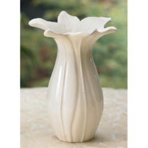 Lotus Flower Vase - Cream