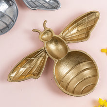 Load image into Gallery viewer, Gold Finish Cast Iron Bee Dish
