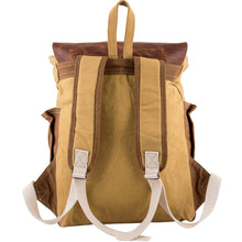 Load image into Gallery viewer, Jaxton -  Canvas/Leather Backpack
