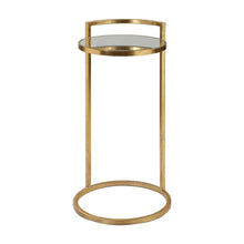 Load image into Gallery viewer, Gold Leaf Accent Table
