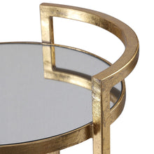 Load image into Gallery viewer, Gold Leaf Accent Table
