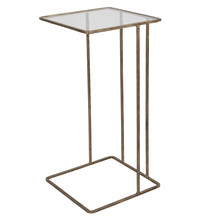 Load image into Gallery viewer, Gold Antique Accent Table
