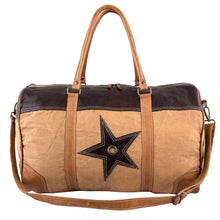 Load image into Gallery viewer, Felicitous - Duffle Bag - Canvas/Leather
