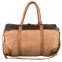 Load image into Gallery viewer, Felicitous - Duffle Bag - Canvas/Leather
