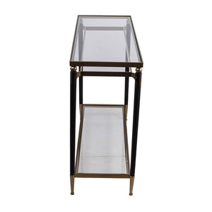 Modern Chic Gold & Black Console Table