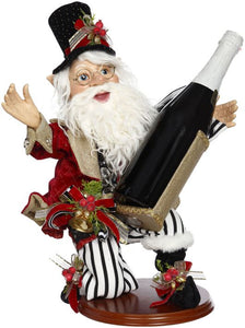 Mark Roberts Elf w/ Wine Holder 17"