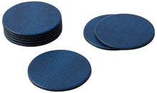 Load image into Gallery viewer, Caspari Classic Canvas Felt-Backed Coasters in Navy - 8 Per Box
