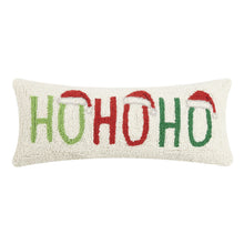 Load image into Gallery viewer, Christmas Ho Ho Ho Hook Lumbar Pillow - 20 x 8
