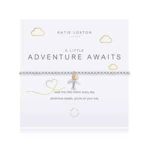 Katie Loxton "A Little Adventure Awaits" Bracelet - Silver