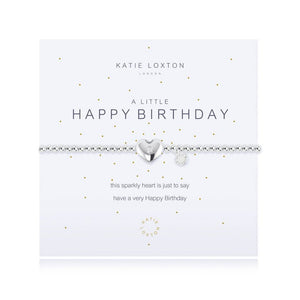 Katie Loxton "A Little Happy Birthday" Bracelet - Silver