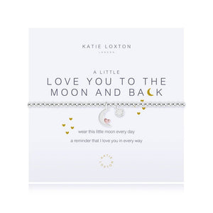 Katie Loxton "A Little Love You To The Moon & Back" Bracelet - Silver
