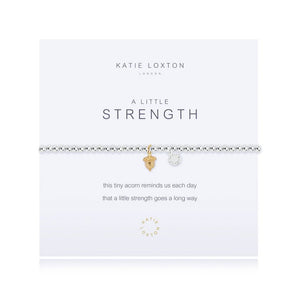 Katie Loxton "A Little Strength" Bracelet - Silver
