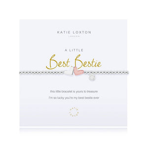 Katie Loxton "A Little Best Bestie" Bracelet - Silver