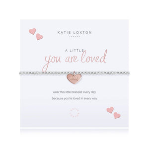 Katie Loxton "A Little You Are Loved" Bracelet - Silver