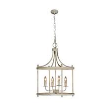 Cottage White Four-Light Pendant