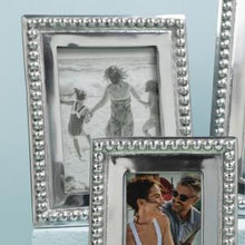 Load image into Gallery viewer, Silver Beaded Photo Frame 5 x 7
