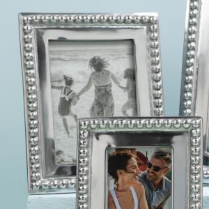 Silver Beaded Photo Frame 5 x 7