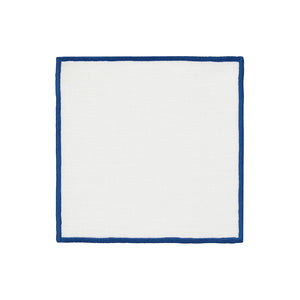 Sea Blue Linen Cocktail Napkins - Set of 4