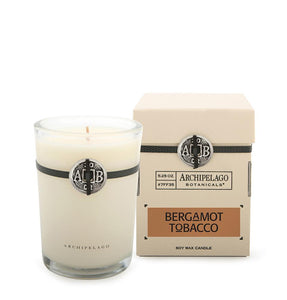 Archipelago Bergamot Tobacco Boxed Candle