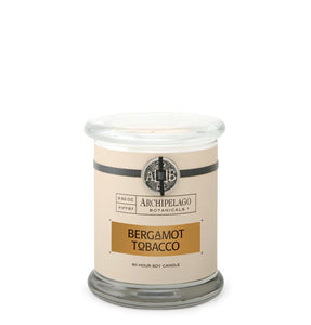 Archipelago Bergamot Tobacco Jar Candle