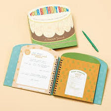 Load image into Gallery viewer, Your Birthday Book - A Keepsake Journal by Amy K.
