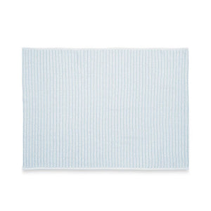 Katie Loxton Cotton Knitted Baby Blanket - Blue