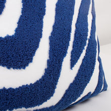 Load image into Gallery viewer, Blue Zebra Pillow
