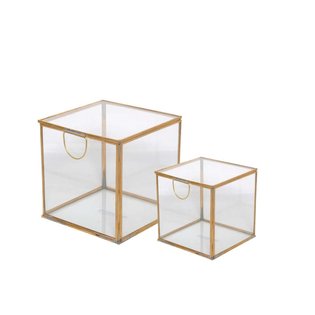 Brass & Glass Boxes
