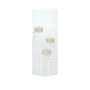 X-Large Suspended Glass Tealight Holder/Hurricane
