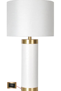 Elise White Table Lamp