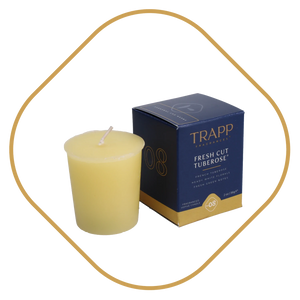 Trapp Fragrances No. 8 Fresh Cut Tuberose Votive Candle - 2 oz