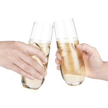 Load image into Gallery viewer, Bubbles Sparkling Champagne Glass - 4 per set
