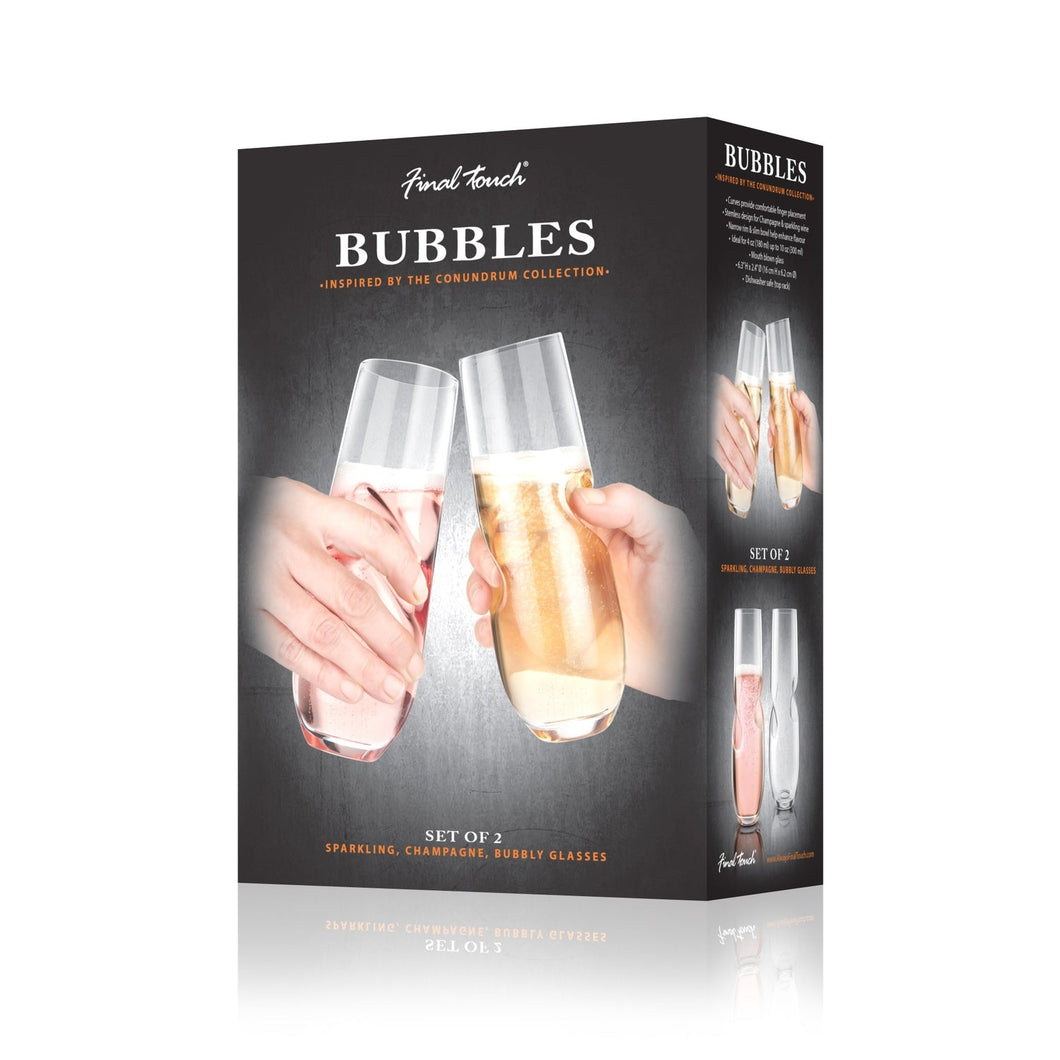 Bubbles Sparkling Champagne Glass - 4 per set