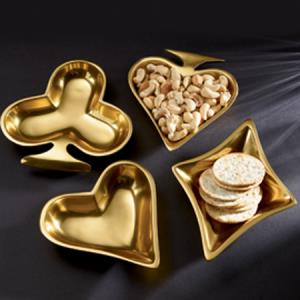 Gold Card Dishes - Set of 4