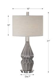 Grey Table Lamp by Uttermost - Sutton
