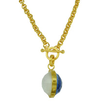 Load image into Gallery viewer, Betty Carre - Gisele - Toggle Chain Gold Necklace with Double Sided Stones
