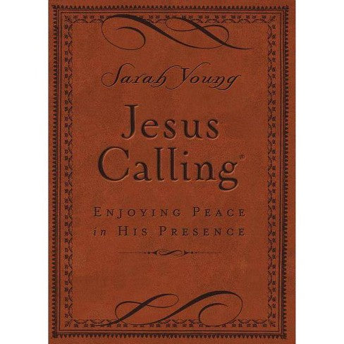 Jesus Calling (Brown Leathersoft) by Sarah Young