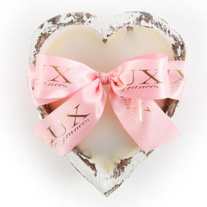 Lover's Lane Heart Shaped Dough Bowl Candle
