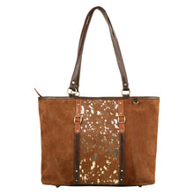 Load image into Gallery viewer, Nevada Wide Tote Bag - Brown
