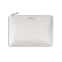 Load image into Gallery viewer, Katie Loxton Maid of Honor Perfect Pouch - Pearlesent White
