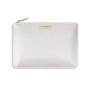 Katie Loxton Maid of Honor Perfect Pouch - Pearlesent White