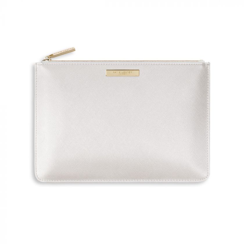 Katie Loxton Maid of Honor Perfect Pouch - Pearlesent White