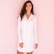 Load image into Gallery viewer, Faceplant Dreams - Bamboo Boyfriend Shirt - Pink
