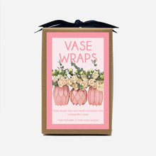 Load image into Gallery viewer, Lucy Grymes Pink with Rose Gold Foil Flower Vase Wraps - 3 in a box
