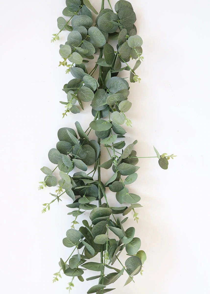 Faux Grey-Green Eucalyptus Garland