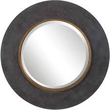 Saul Round Mirror by Uttermost