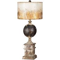Load image into Gallery viewer, Weathered Metal 28-InchTable Lamp
